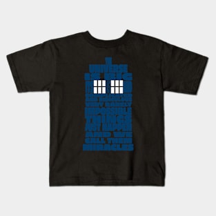 Impossible Things Just Happen - Doctor Who Quote Kids T-Shirt